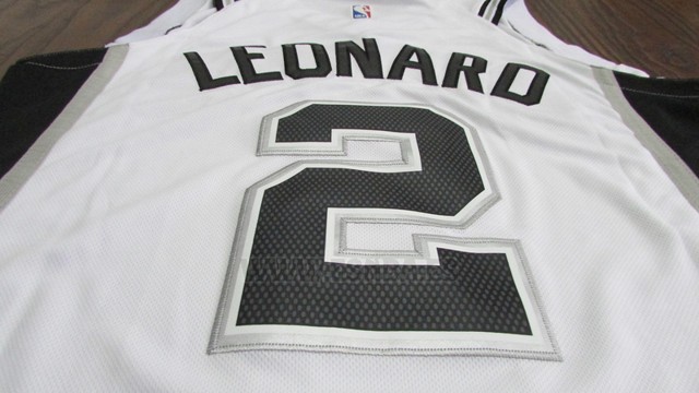 Camiseta Nino San Antonio Spurs Kawhi Leonard #2 2017-18 Blanco